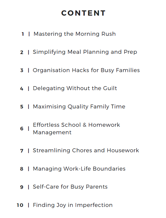 Time-Saving Parenting Hacks for Working Moms and Dads eBook